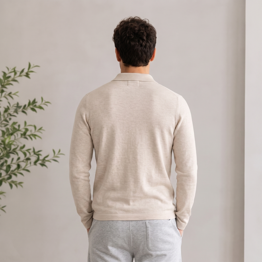 Men’s Turtleneck Sweater – Long Sleeve Knitted Jumper