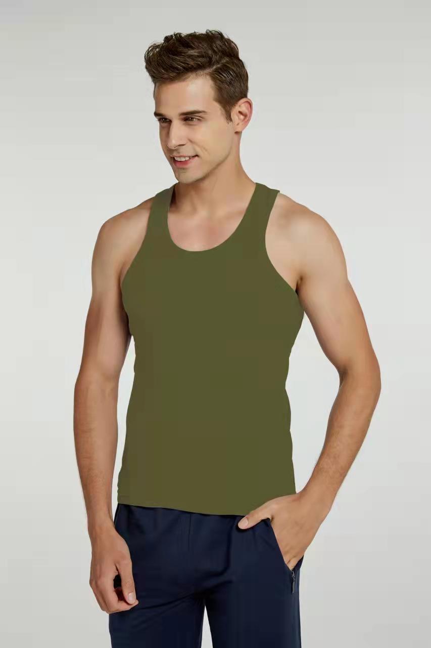 Men’s Cotton Slim Fit Breathable Sports Vest