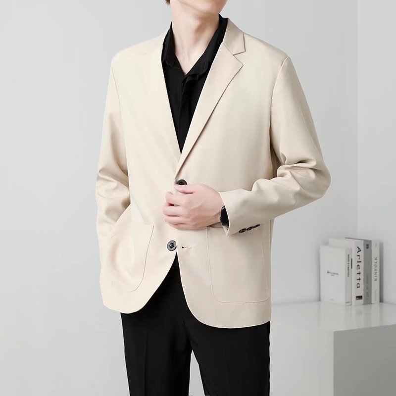 Men’s Two-Button Slim Fit Business Suit