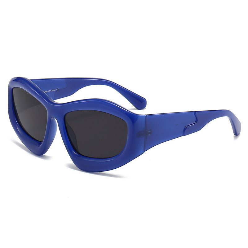 Unisex Outdoor Riding Concave Shape Sun Glasses