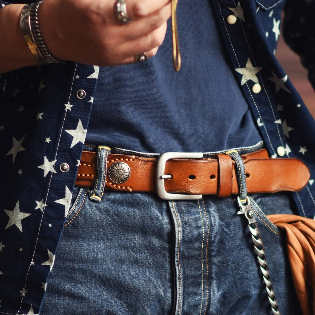 Men's Cowhide Leather Belt | Heritage Style