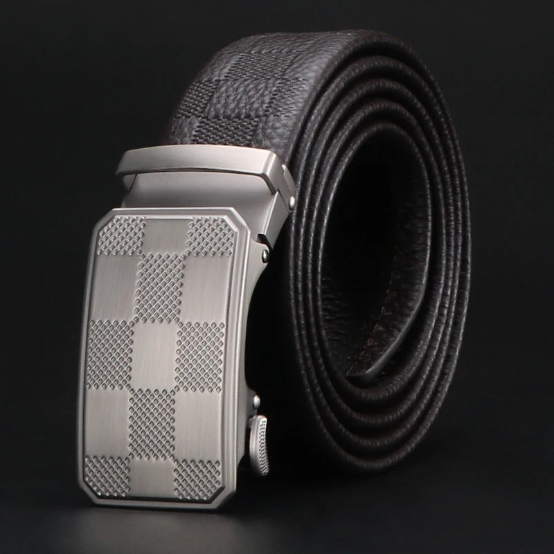 Men Cowhide Leather Belt | Automatic Buckle