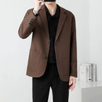 Men’s Two-Button Slim Fit Business Suit