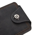 Men's Snap Leather Wallet | Slim Everyday Carry