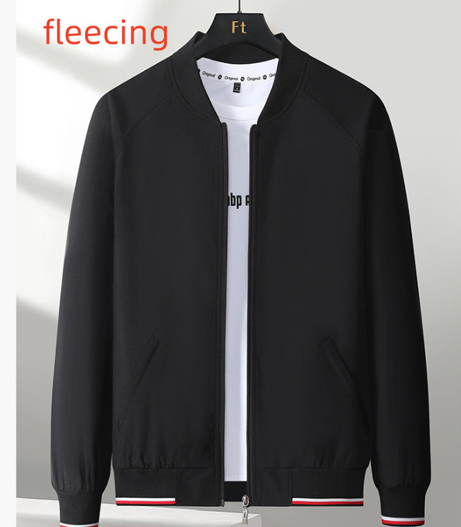 Men’s Casual Business Baseball Jacket Shirt