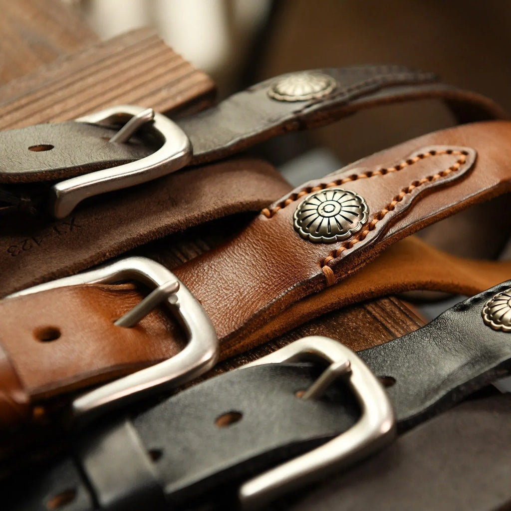 Men's Cowhide Leather Belt | Heritage Style
