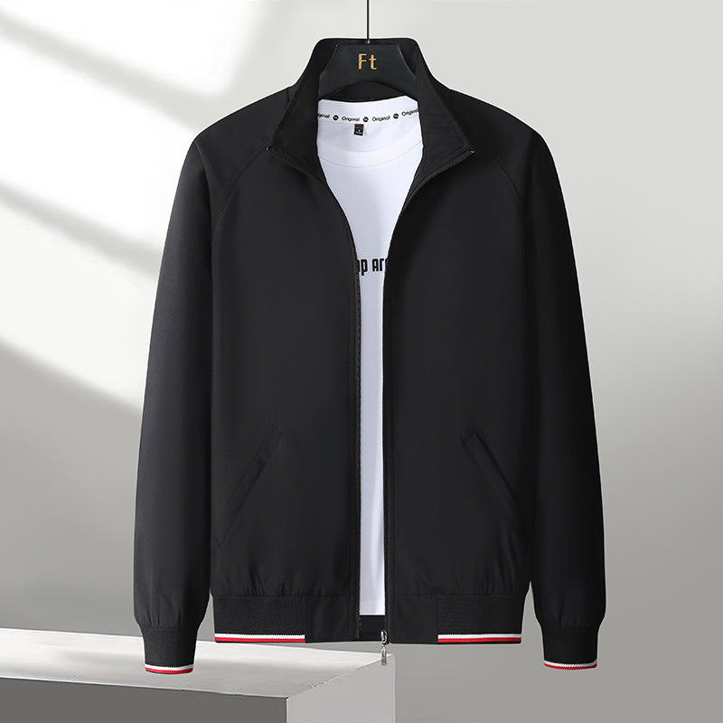 Men’s Casual Business Baseball Jacket Shirt