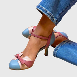 Valerie Women's Comfort Heeled Sandals | Dressy Low Block Heels