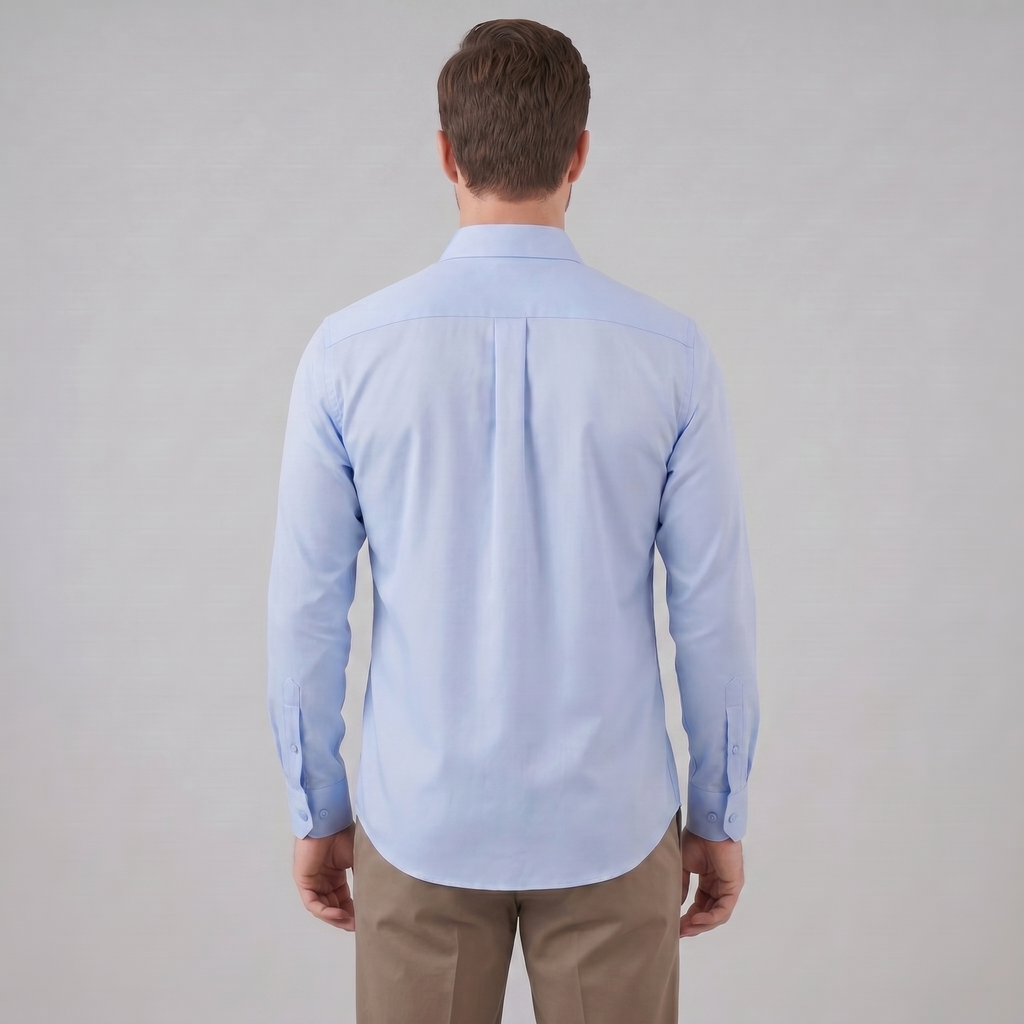 Men's Slim Fit Long Sleeve Dress Shirt - Formal Business