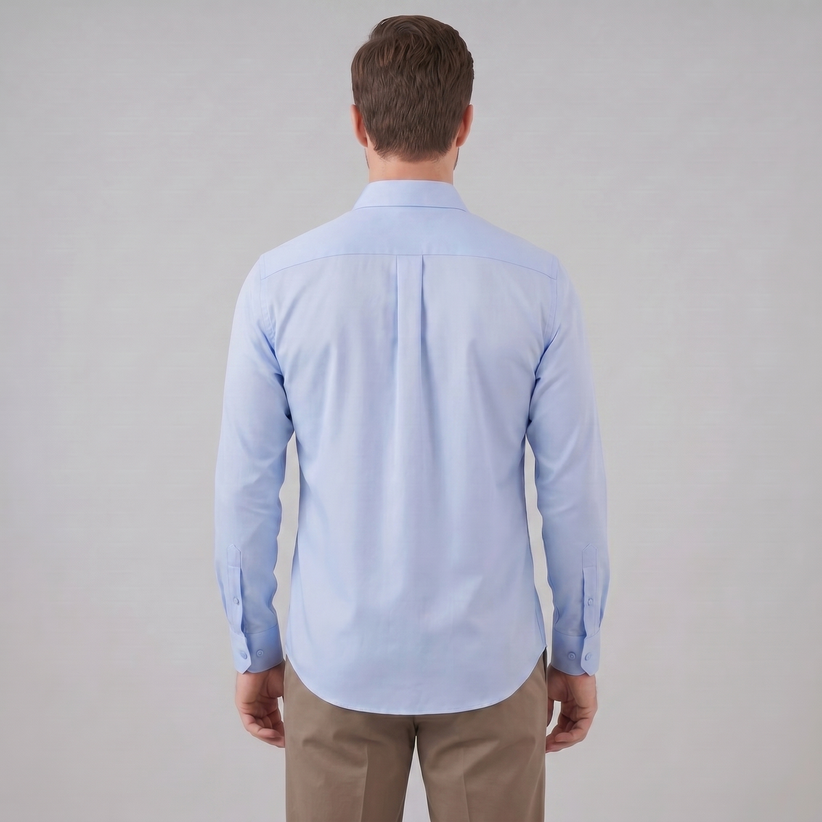 Men's Slim Fit Long Sleeve Dress Shirt - Formal Business
