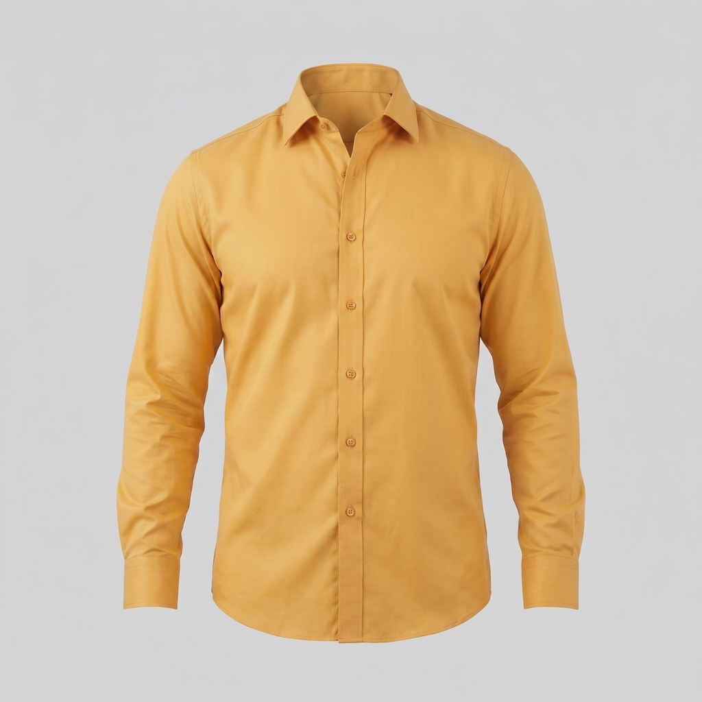 Men's Slim Fit Long Sleeve Dress Shirt - Formal Business