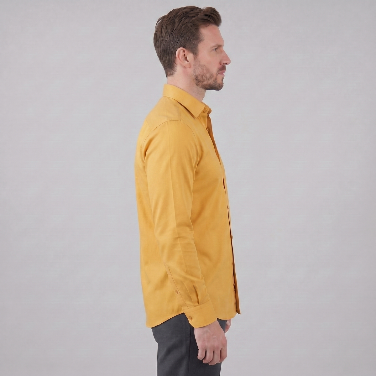Men's Slim Fit Long Sleeve Dress Shirt - Formal Business