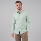 Men's Slim Fit Long Sleeve Dress Shirt - Formal Business