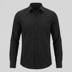 Men's Slim Fit Long Sleeve Dress Shirt - Formal Business