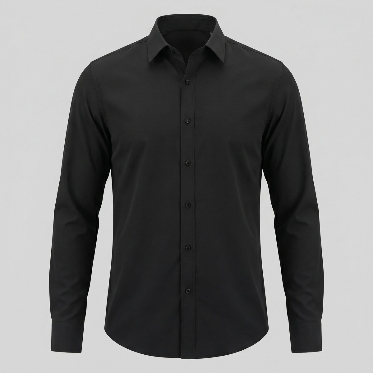 Men's Slim Fit Long Sleeve Dress Shirt - Formal Business
