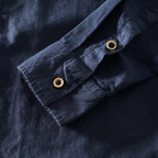 Shoreline Linen Henley Shirt - Men's Premium Casual Top