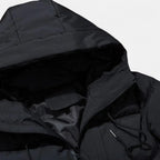Men's Quilted Hooded Refined Puffer Jacket | Winter Coat