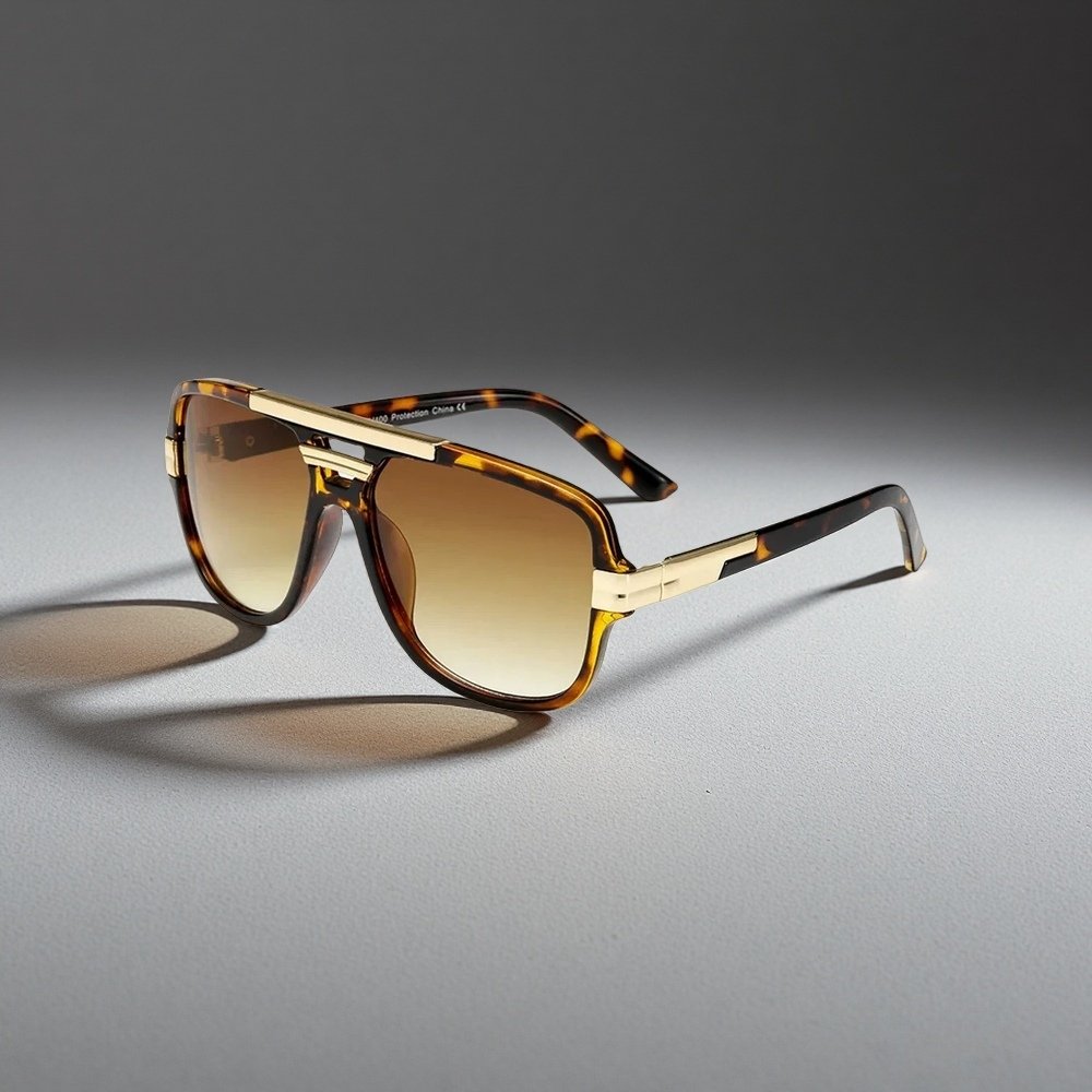 Owen Men’s Square Aviator Sunglasses