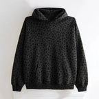 Women's Leopard Print Hoodie – Long Sleeve