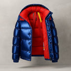 Men's Zip-Up Padded Puffer Jacket | Longline Winter Coat