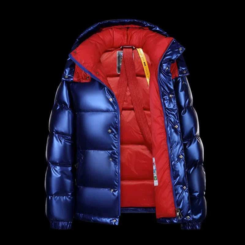 Men's Zip-Up Padded Puffer Jacket | Longline Winter Coat